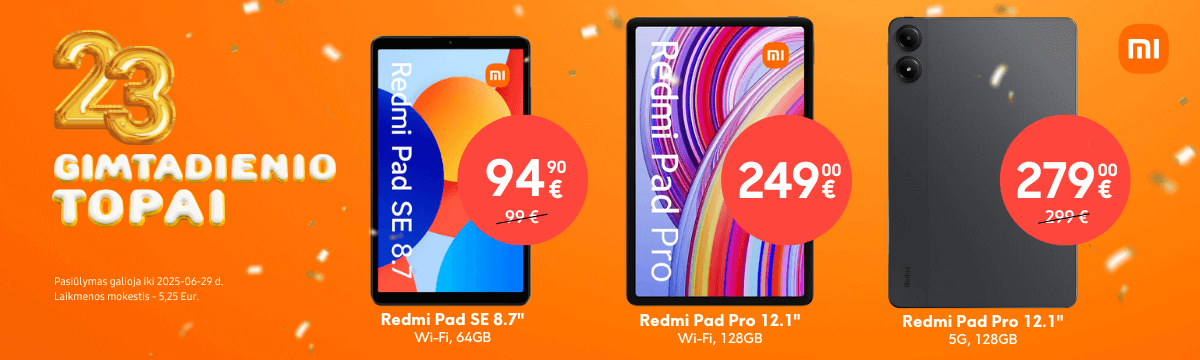 Xiaomi redmi Pad akcija, Mobili prekyba