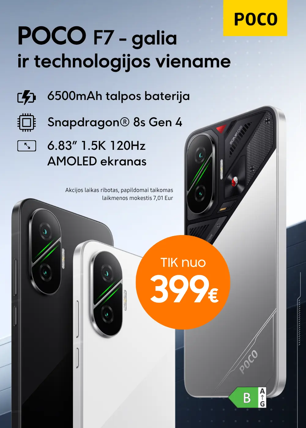 Poco F7 5G naujiena, Mobili prekyba