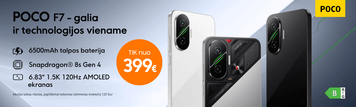 Poco F7 5G naujiena, Mobili prekyba