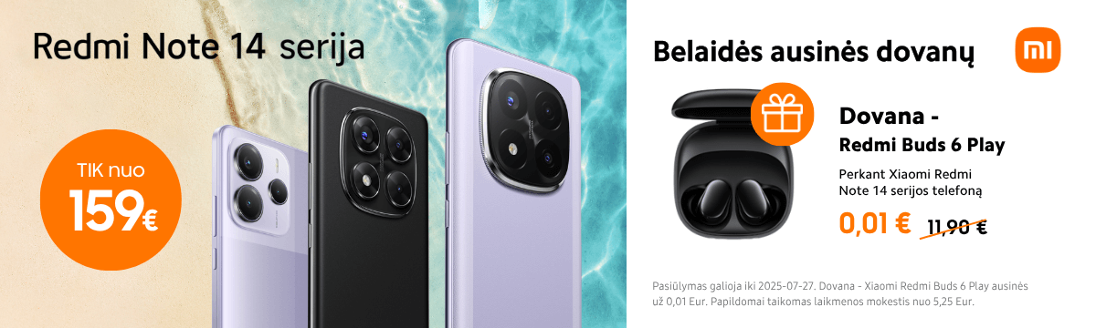 Dovana - Redmi Buds 6 Play ausinės, Mobili prekyba