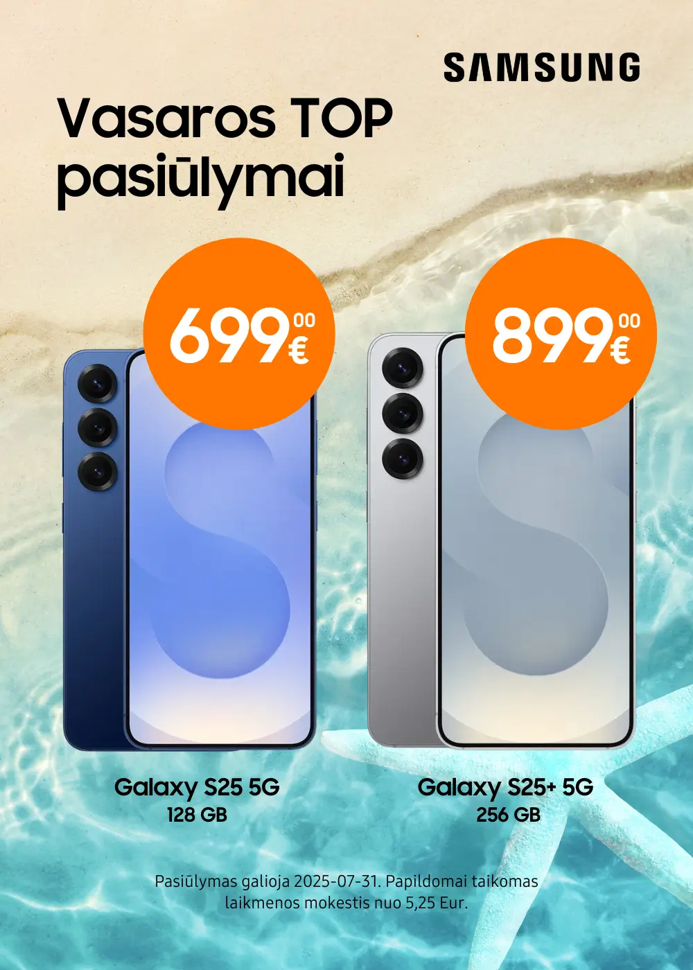 Samsung Galaxy S25 serija vasaros akcija, Mobili prekyba