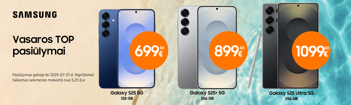 Samsung Galaxy S25 serija vasaros akcija, Mobili prekyba