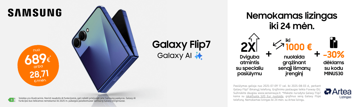 Samsung Galaxy Flip7 akcija, Mobili prekyba