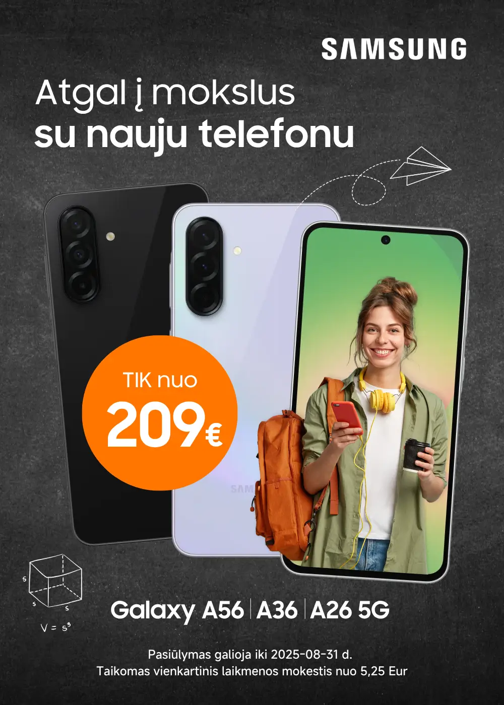Samsung Galaxy A56 A36 A26 akcija, Mobili prekyba