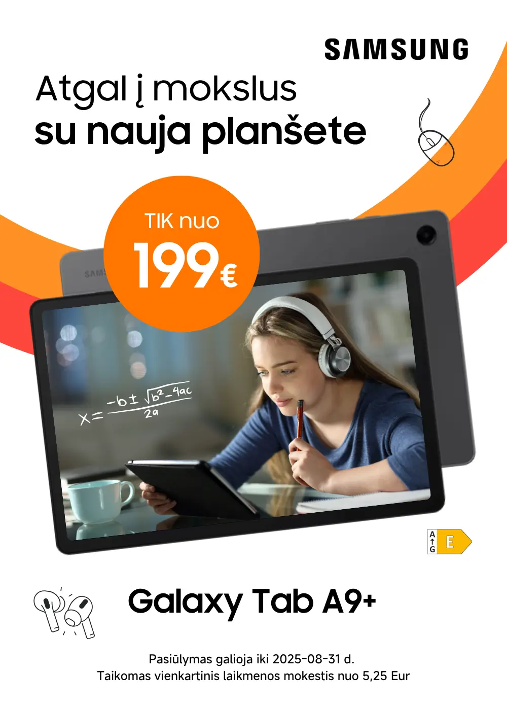 Samsung Galaxy Tab A9 Plus akcija, Mobili prekyba