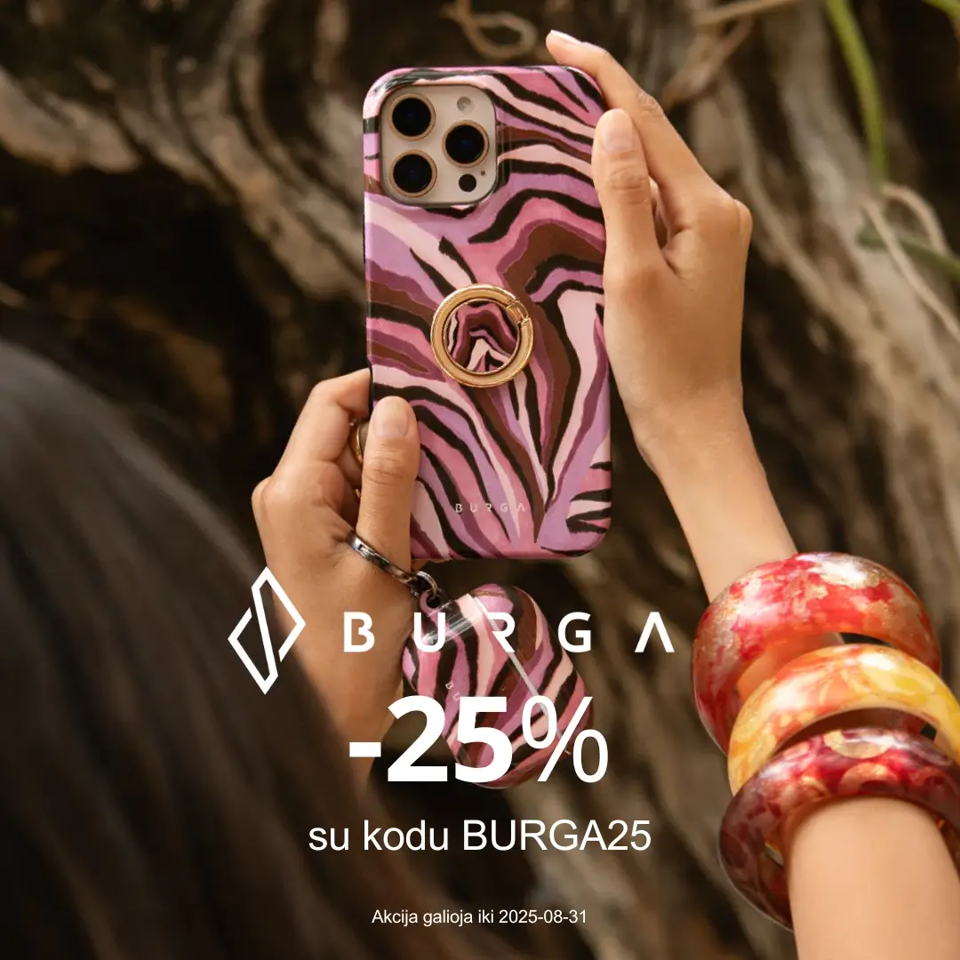 Burga dėklai su 25proc nuolaida, Mobili prekyba