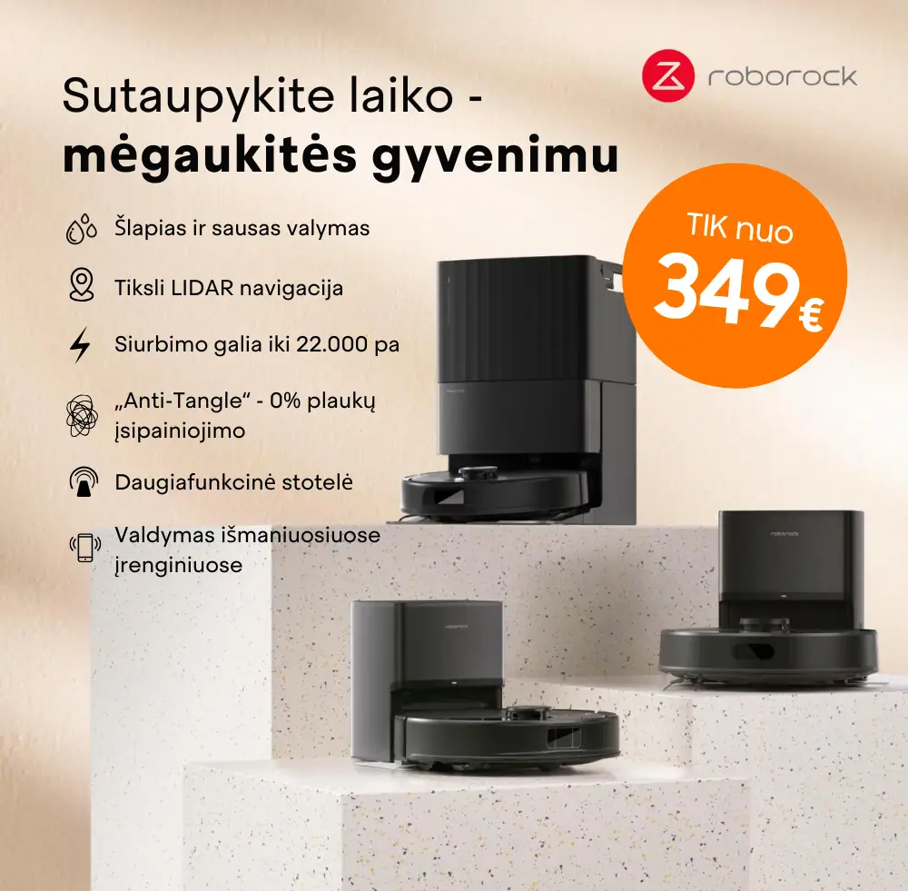 Roborock dulkių siurbliai - robotai, Mobili prekyba