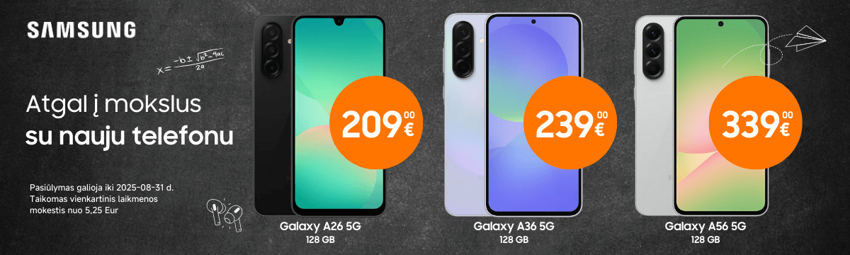 Samsung Galaxy A56 A36 A26 akcija, Mobili prekyba