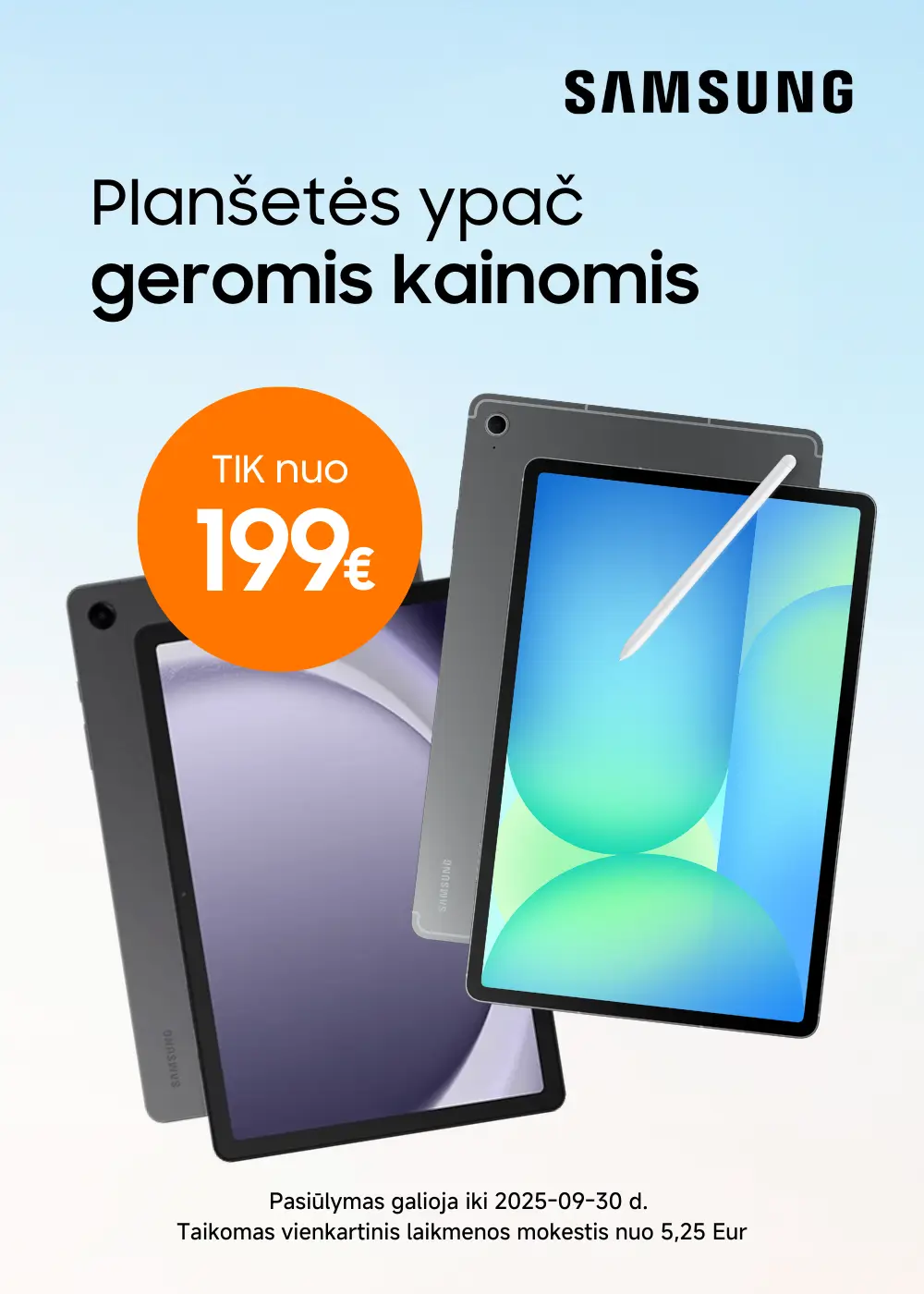 Samsung Galaxy Tab planšetės akcija, Mobili prekyba
