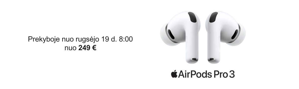 AirPods Pro 3 naujiena, Mobili prekyba