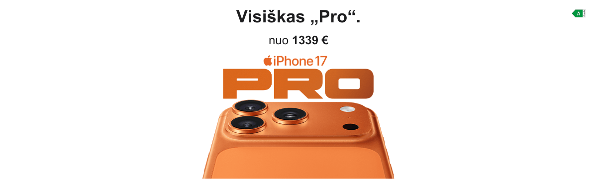 Apple iPhone 17 Pro jau prekyboje, Mobili prekyba