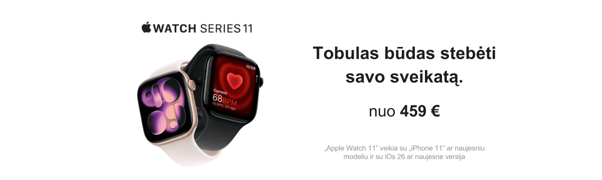 Apple Watch Series 11 prekyboje, Mobili prekyba