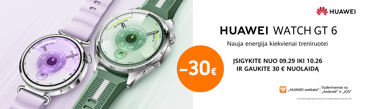 Huawei Watch GT 6 akcija, Mobili prekyba