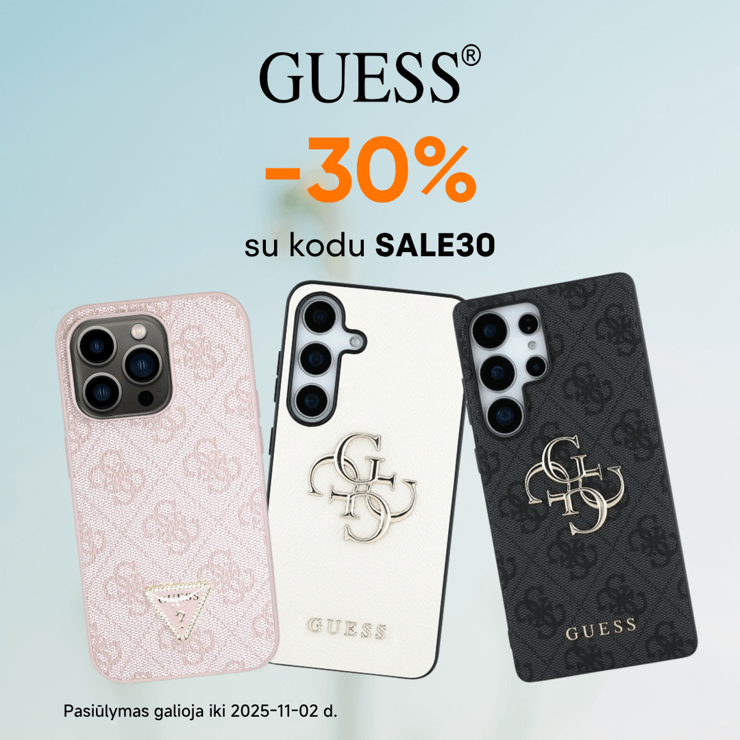 Guess dėklai su 30% nuolaida, Mobili prekyba