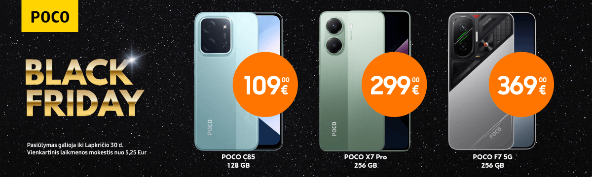 Poco C85, X7 Pro, F7 serija akcija, Mobili prekyba