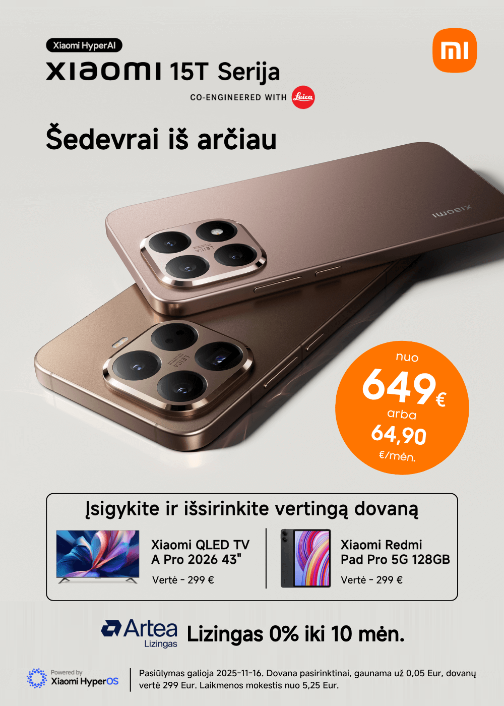 Xiaomi 15T serija su dovana, Mobili prekyba