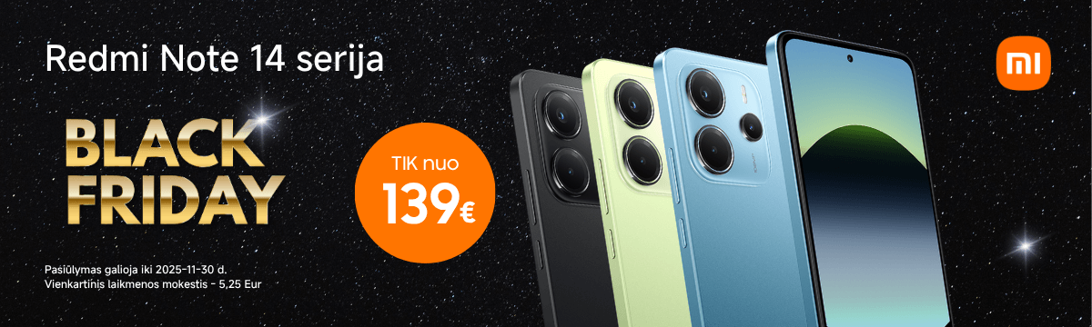 Xiaomi Redmi Note 14 serija, akcija, Mobili prekyba