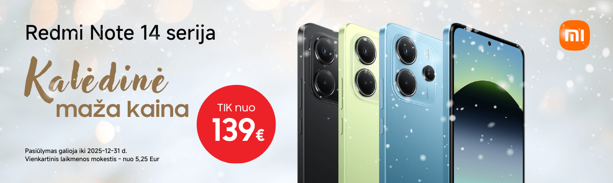 Xiaomi Redmi Note 14 serija, akcija, Mobili prekyba