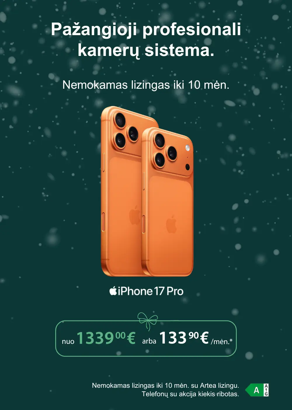 Apple iPhone 17 Pro jau prekyboje, Mobili prekyba