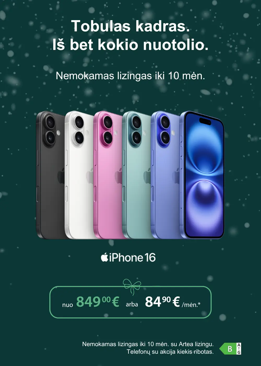 iPhone 16 Kaledine akcija, Mobili prekyba