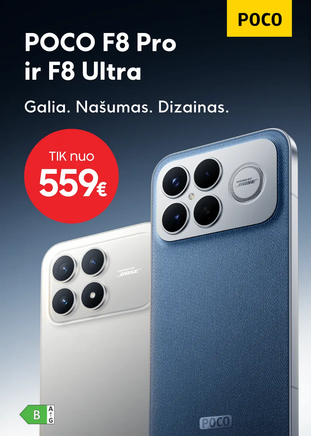 Poco F8 Pro ir F8 Ultra akcija, Mobili prekyba