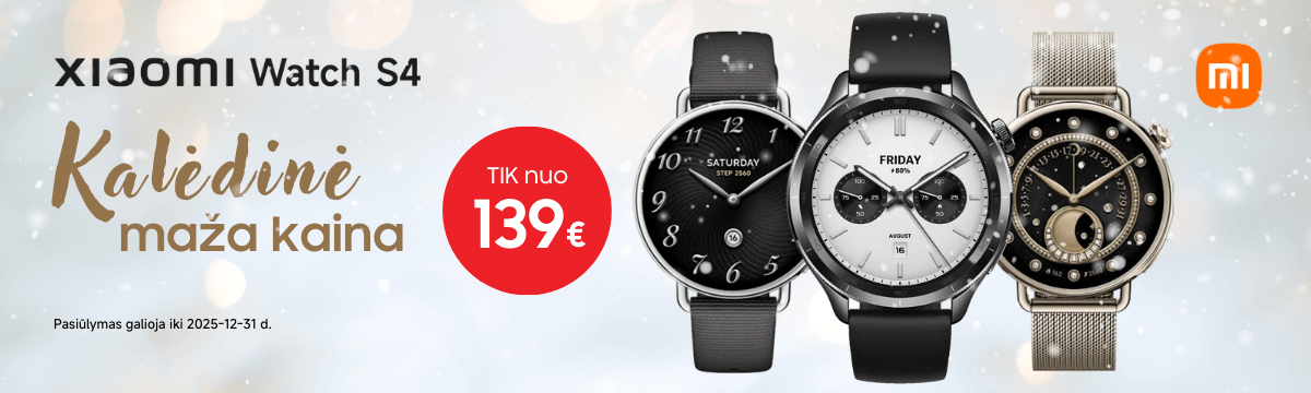 Xiaomi Watch S4 Kaledine akcija, Mobili prekyba