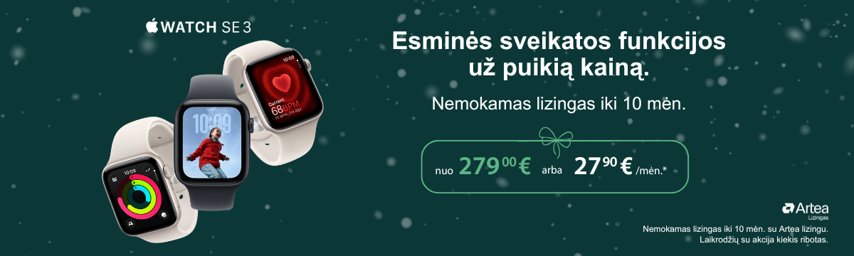 Apple Watch SE 3 Kaledine akcija, Mobili prekyba