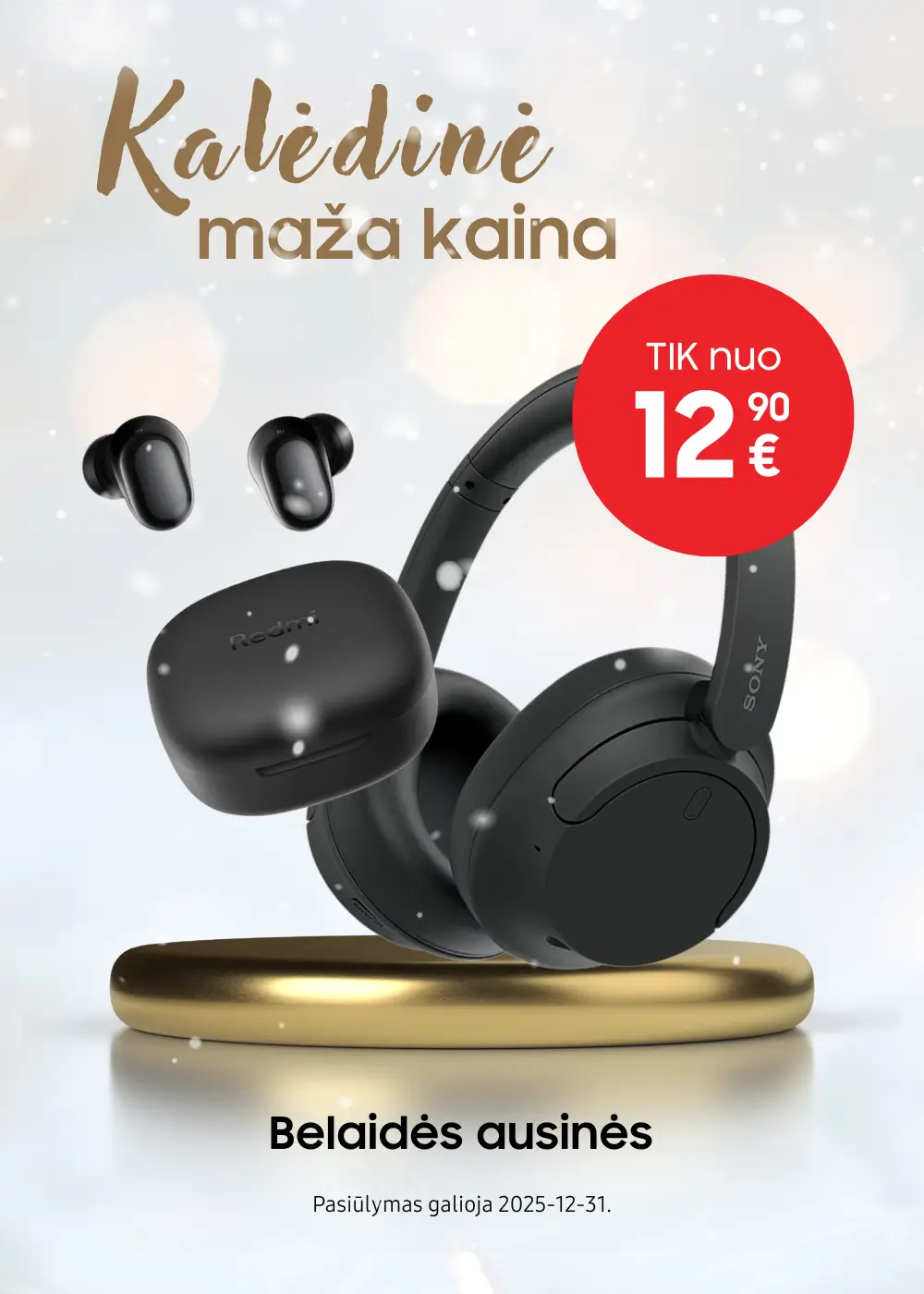 Belaidės ausinės Kalėdinėmis kainomis, Mobili prekyba