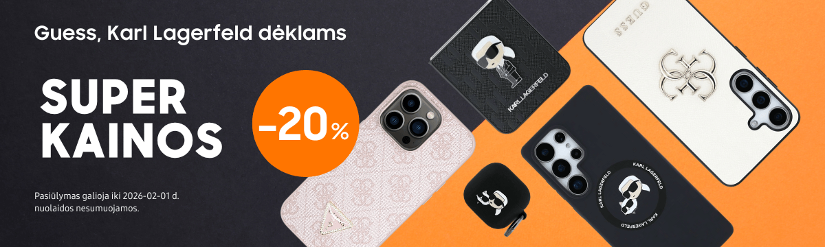 Guess, Karl Lagerfeld, telefonų dėklams nuolaida, Mobili prekyba