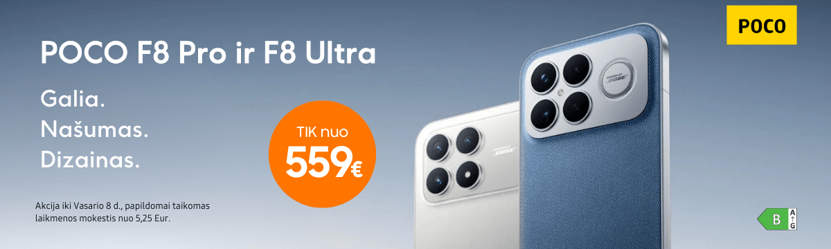 Poco F8 Pro ir F8 Ultra akcija, Mobili prekyba