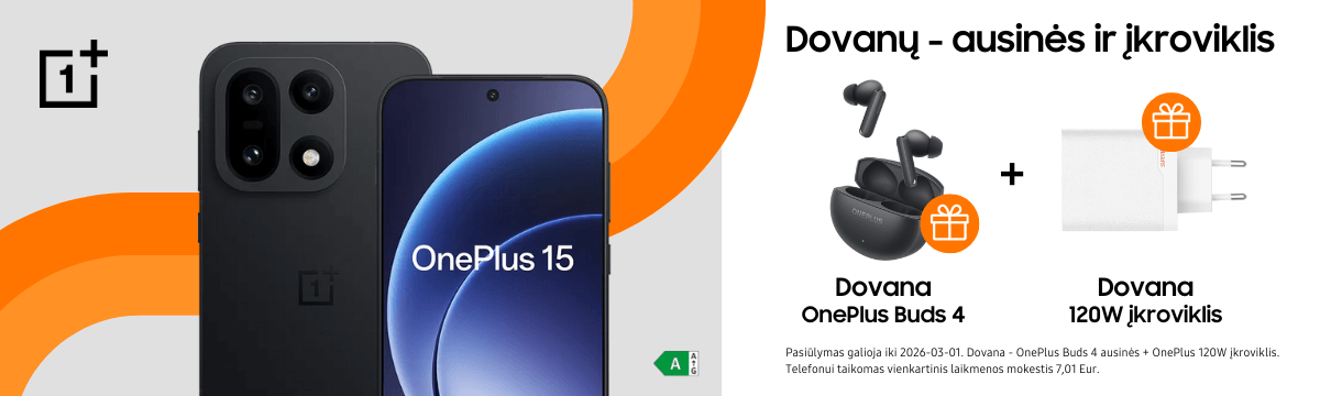 OnePlus 15 telefonas su dovanomis, Mobili prekyba
