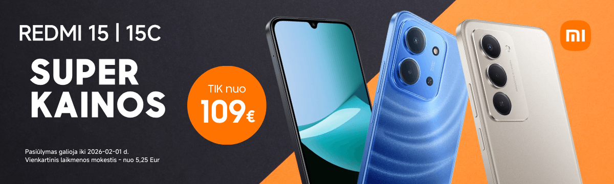 Redmi 15 ir Redmi 15C akcija, Mobili prekyba