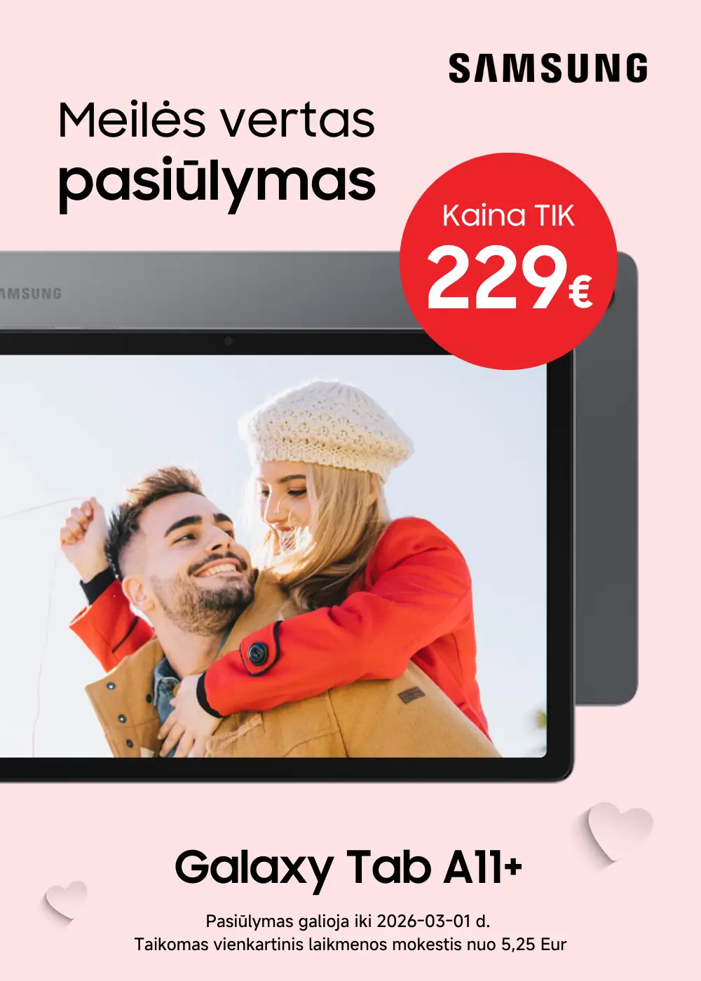 Samsung Galaxy Tab A11+ akcija, Mobili prekyba