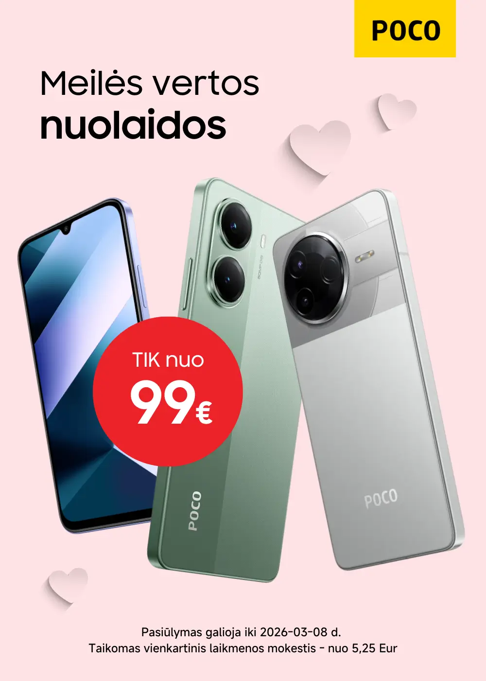 Poco C85, X7 Pro, F7 serija akcija, Mobili prekyba