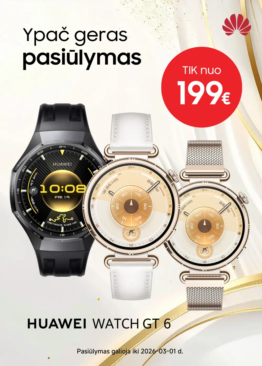 Huawei Watch GT 6 akcija, Mobili prekyba
