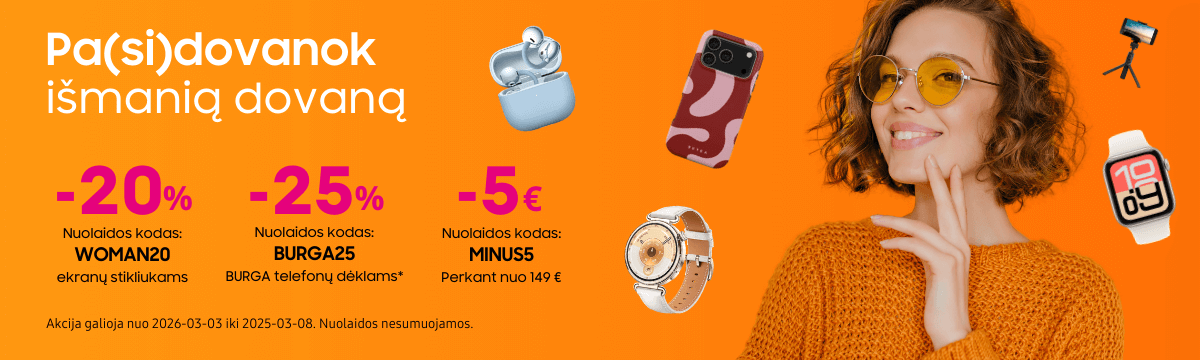 Moters dienos akcijos ir pasiūlymai | Mobili prekyba