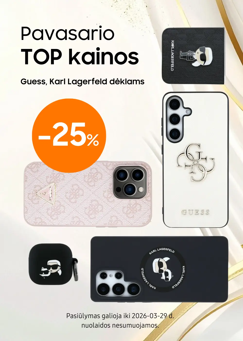 Guess, Karl Lagerfeld dėklams akcija, Mobili prekyba