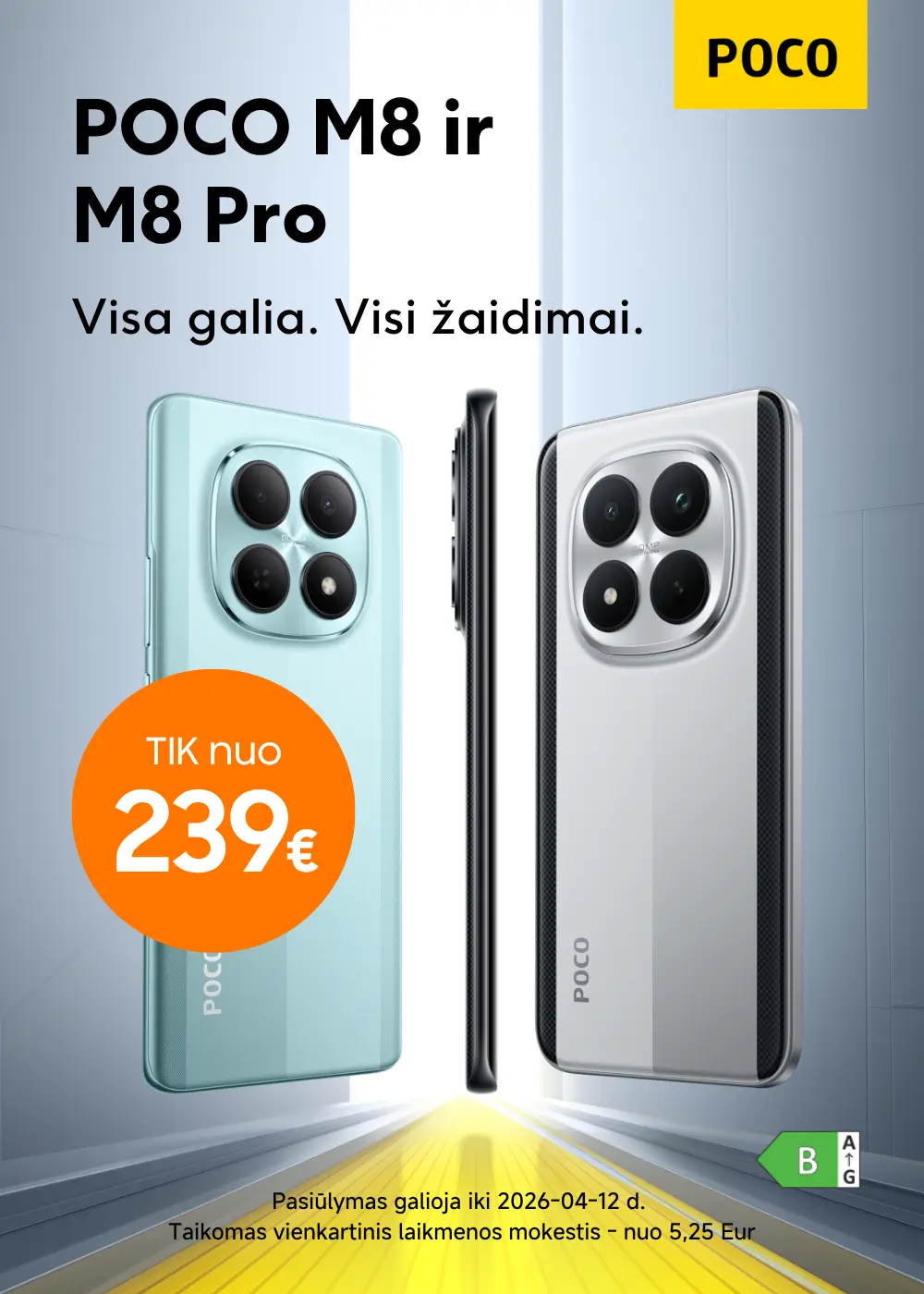 Poco M8 ir M8 Pro akcija, Mobili prekyba