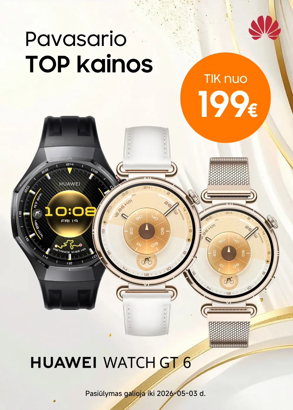 Huawei Watch GT 6 akcija, Mobili prekyba