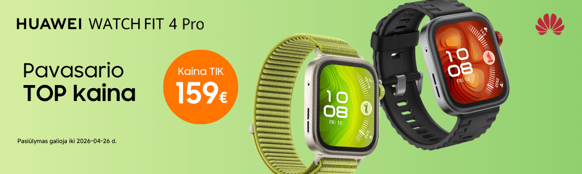 Huawei Watch Fit 4 Pro gera kaina, Mobili prekyba