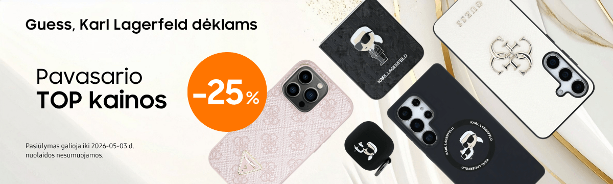 Guess, Karl Lagerfeld dėklams akcija, Mobili prekyba