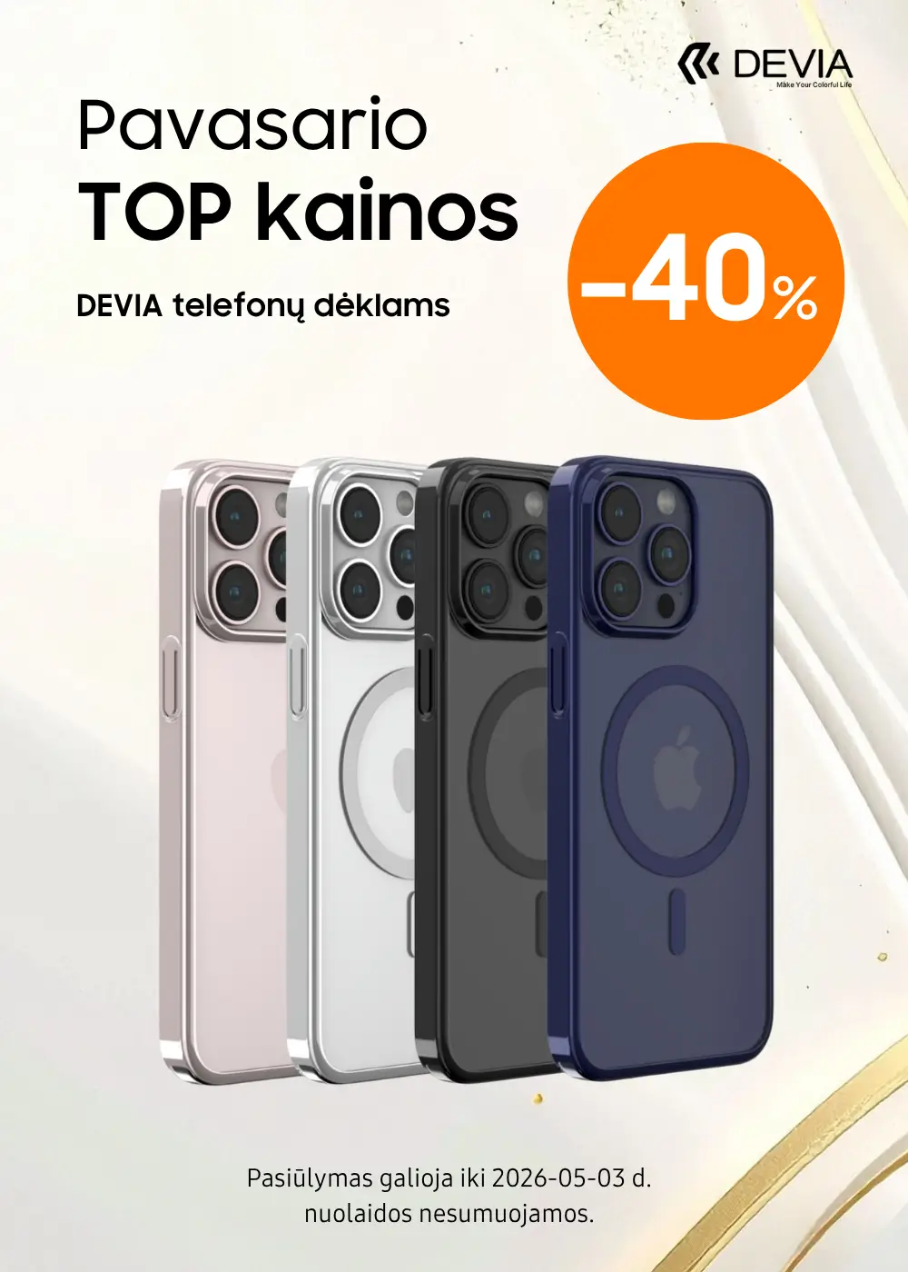 Devia dėklai iPhone 16 serijos telefonams nuolaida, Mobili prekyba