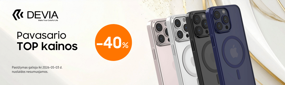 Devia dėklai iPhone 16 serijos telefonams nuolaida, Mobili prekyba