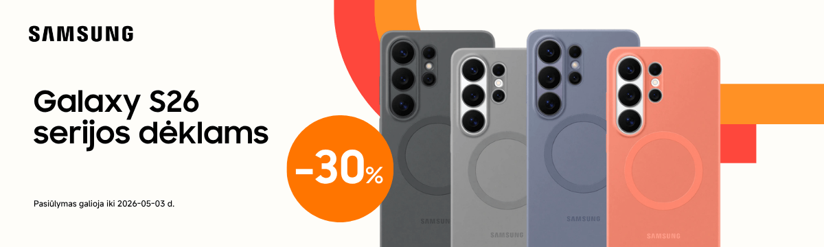 Samsung Galaxy S26 serijos dėklams nuolaida, Mobili prekyba