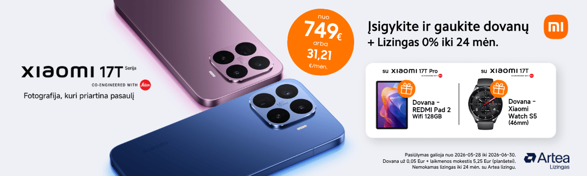 Xiaomi 17T serija akcija naujiena, Mobili prekyba