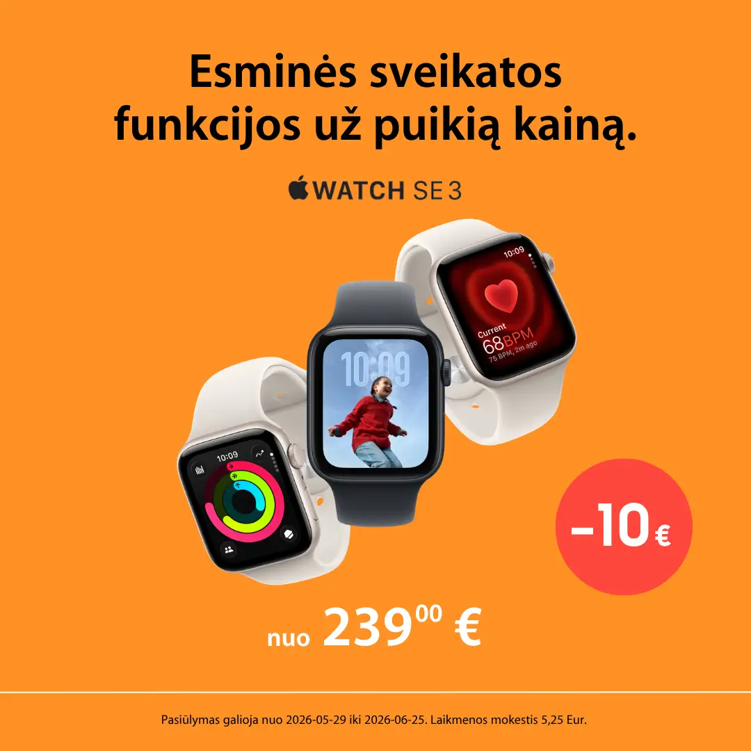 Apple Watch SE 3 akcija, Mobili prekyba