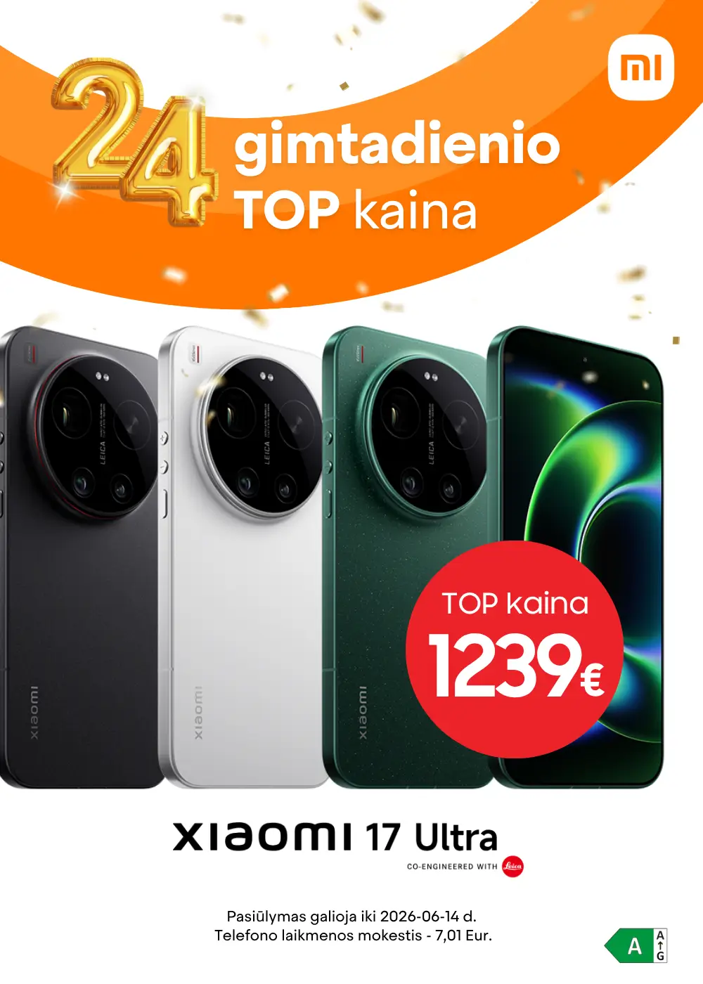 Xiaomi 17 Ultra akcija, Mobili prekyba