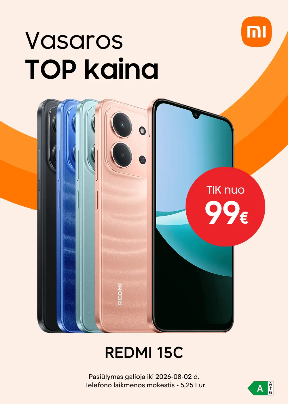Xiaomi Redmi 15C akcija, Mobili prekyba