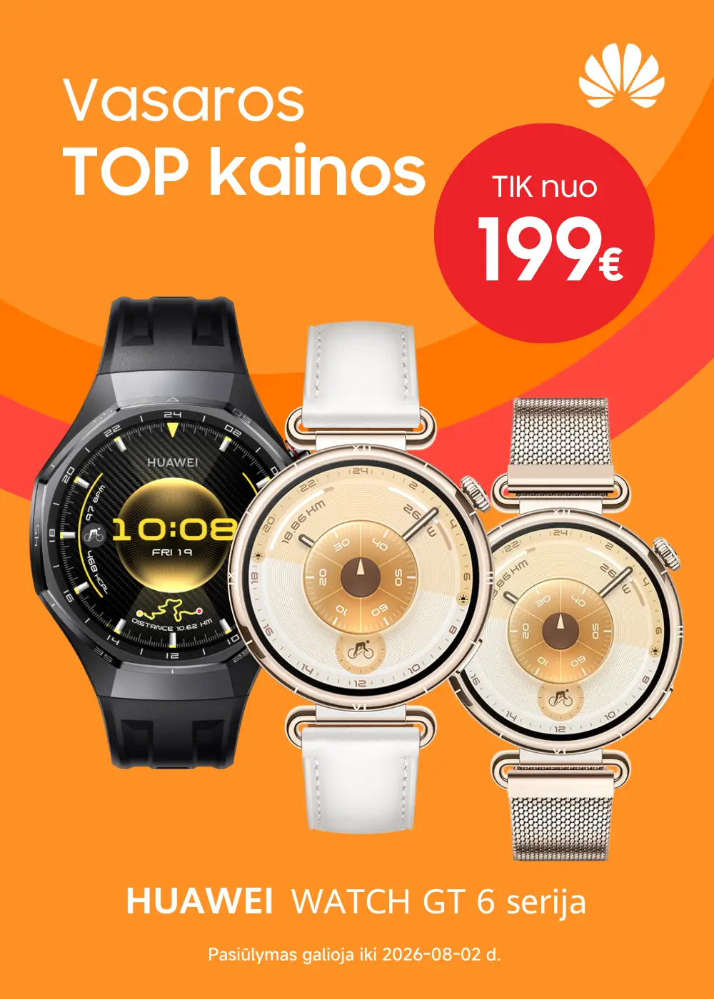 Huawei Watch GT 6 akcija, Mobili prekyba