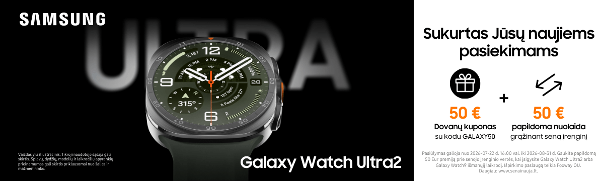 Samsung Galaxy Watch Ultra2 naujiena, Mobili prekyba